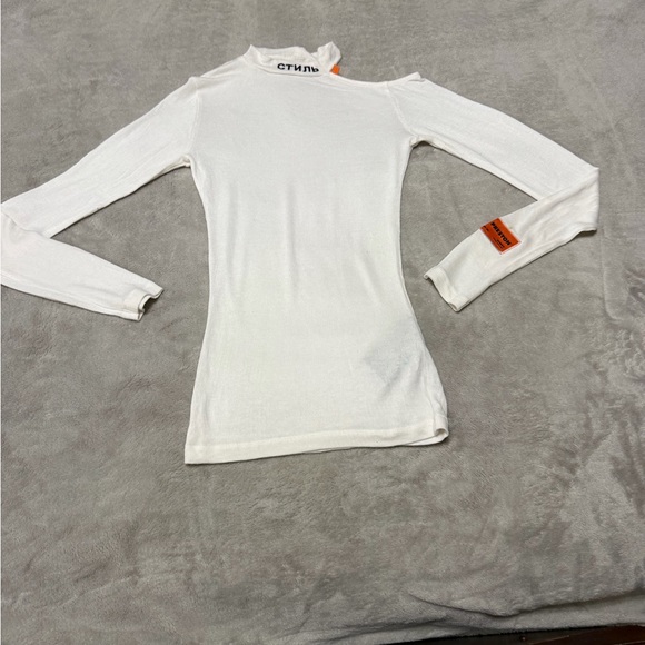 Heron Preston White Long Sleeve Top - Picture 4 of 12